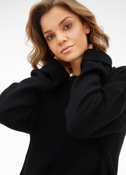 Oversized Fit Knitwear Pure Cashmere - Pullover black