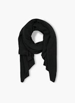 One Size Knitwear Pure Cashmere Scarf black