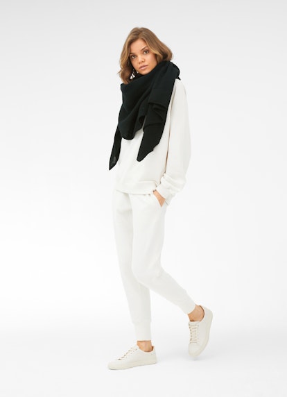 Black Pure Cashmere Scarf