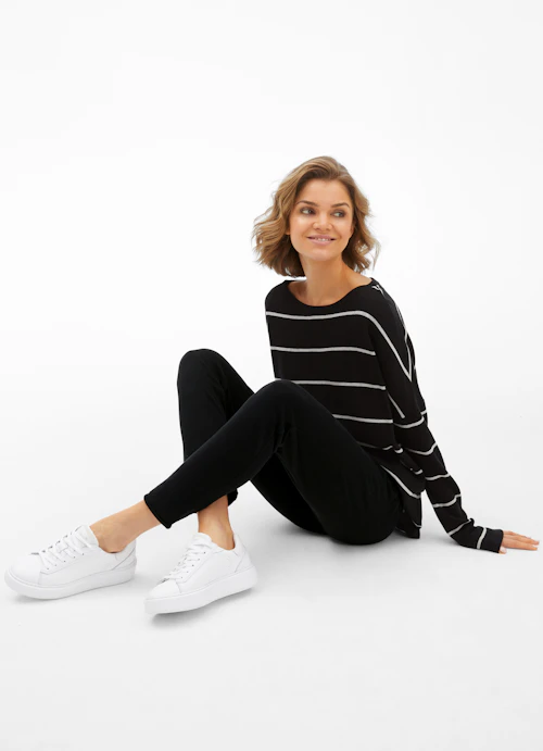 Loose Fit Sweatshirts Cashmix - Sweater black