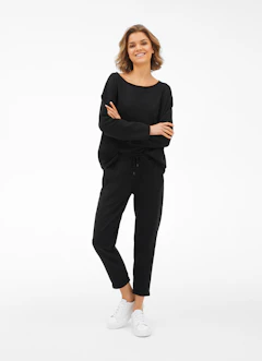 Coupe Casual Fit Pantalons Pantalon de jogging de coupe Casual Fit black