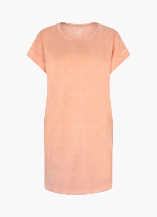 Regular Fit Dresses Terrycloth - Dress peach