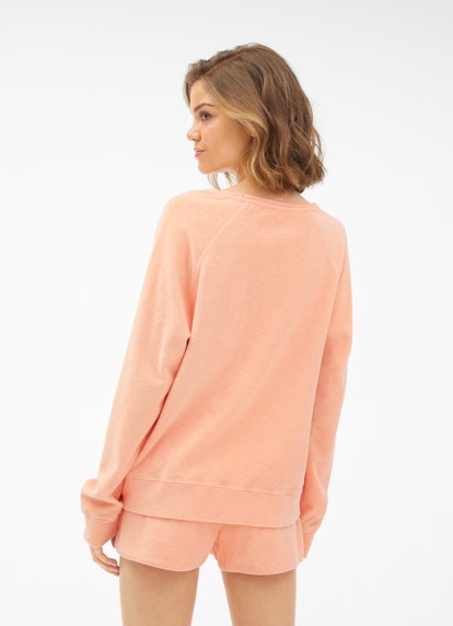 Regular Fit Sweatshirts Terrycloth - Sweater peach