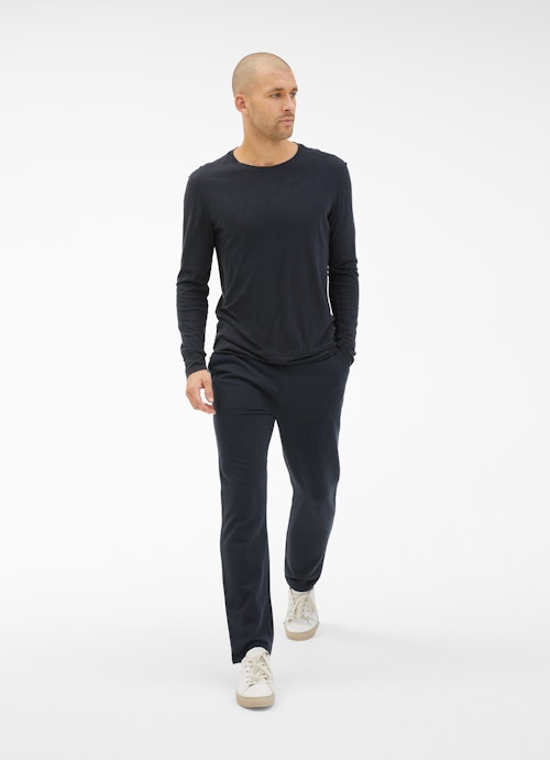 Regular Fit Longsleeves Longsleeve navy