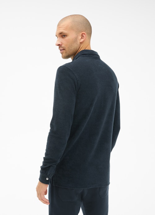 Regular Fit Shirts Terrycloth - Shirt navy