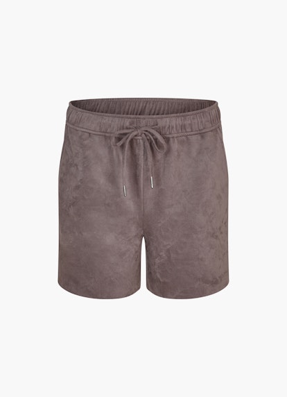 Regular Fit Shorts Tech Velours - Shorts steel grey