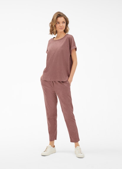 Casual Fit Pants Tech Velours - Trousers clay