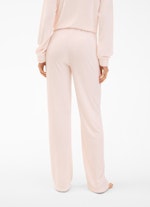 Wide Leg Fit Pants Nightwear - Terrycloth Trousers cold blush