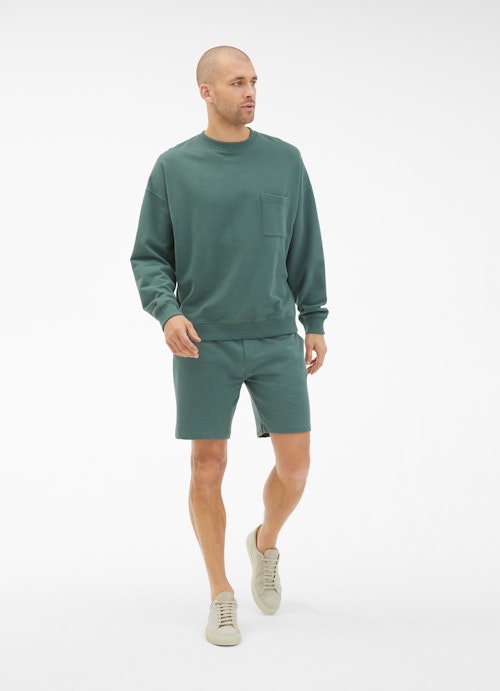 Casual Fit Sweaters Sweatshirt faded bottle green