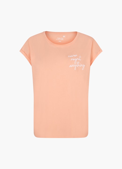 Coupe Boxy Fit T-shirts T-shirt de coupe carrée peach