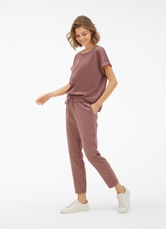 Casual Fit Pants Tech Velours - Trousers clay