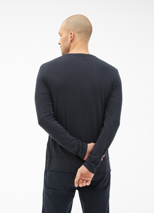 Regular Fit Longsleeves Longsleeve navy