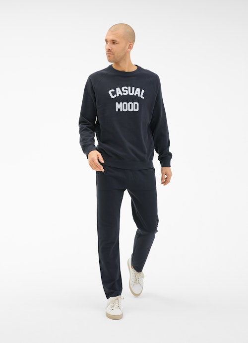 Regular Fit Sweaters Sweatshirt navy