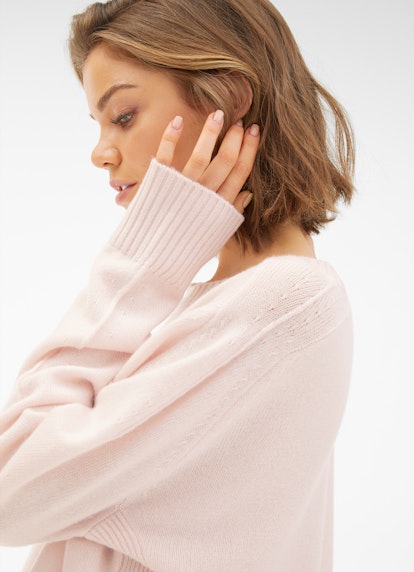 Regular Fit Knitwear Cashmere Blend - Pullover cold blush