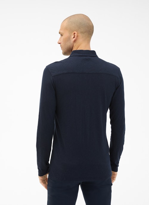 Regular Fit Shirts Jersey - Shirt navy