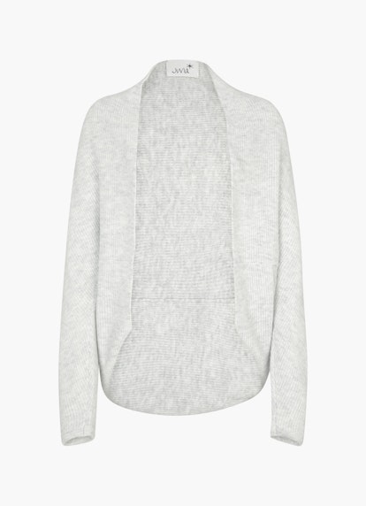 Casual Fit Knitwear Cashmere Blend - Cardigan silver grey melange