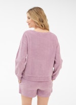 Regular Fit Sweatshirts Terrycloth - Sweater faded crocus