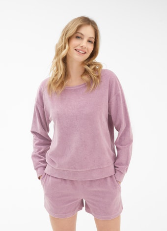Regular Fit Sweatshirts Terrycloth - Sweater faded crocus