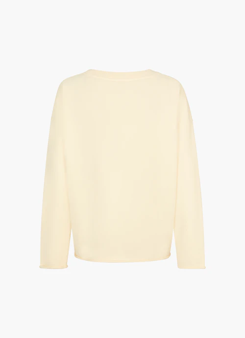 Loose Fit Sweatshirts Sweatshirt vanilla