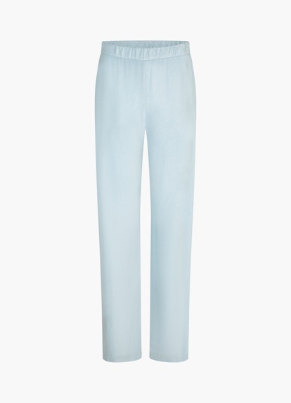 Wide Leg Fit Pants Nightwear - Terrycloth Trousers bleu