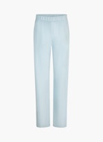 Wide Leg Fit Pants Nightwear - Terrycloth Trousers bleu