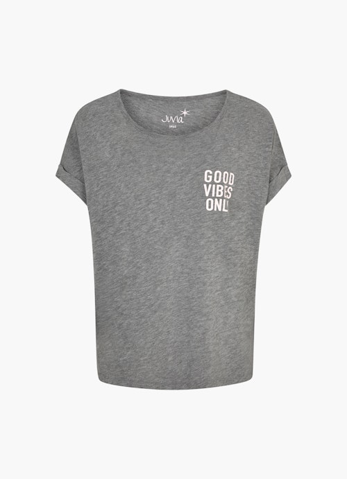 Coupe Boxy Fit T-shirts T-shirt de coupe carrée steel grey mel.