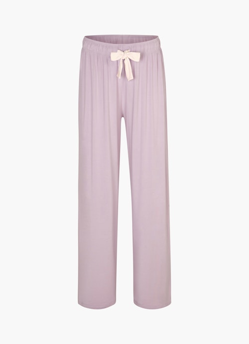Wide Leg Fit Pants Nightwear - Trousers lavender frost
