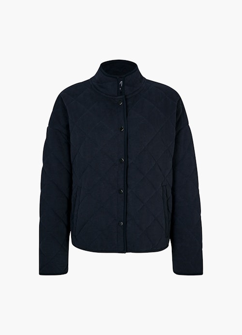 Loose Fit Jackets Fleece - Quilted Jacket dark navy