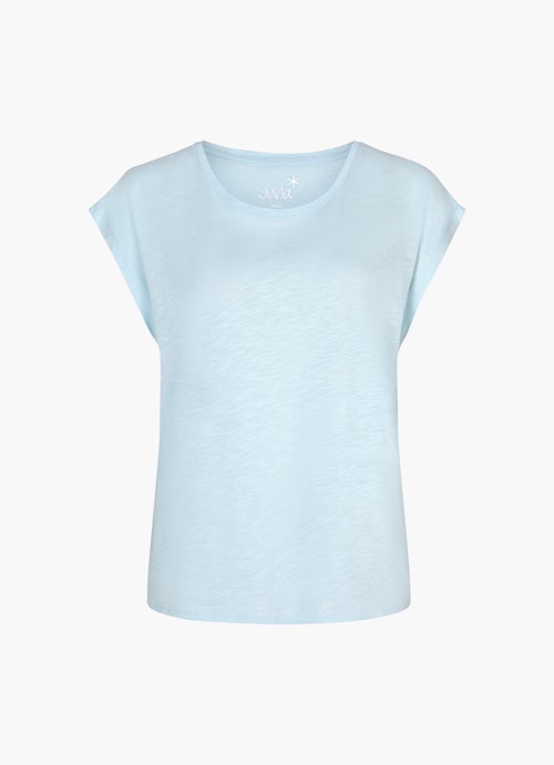 Coupe Boxy Fit T-shirts T-shirt de coupe carrée bleu