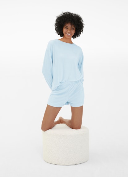 Regular Fit Nightwear Nightwear - Terrycloth Shorts bleu
