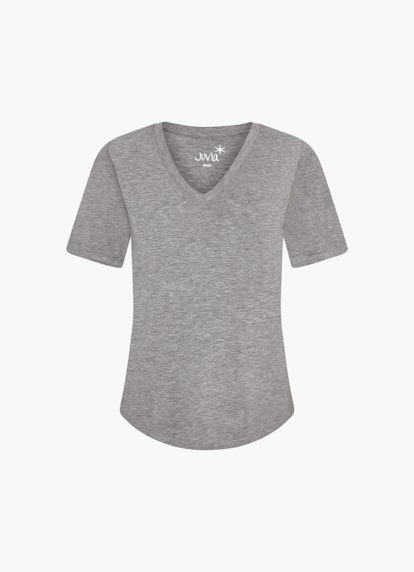 Coupe Slim Fit T-shirts T-shirt steel grey mel.