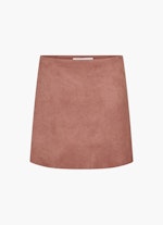 Regular Fit Skirts Tech Velours - Mini Skirt clay