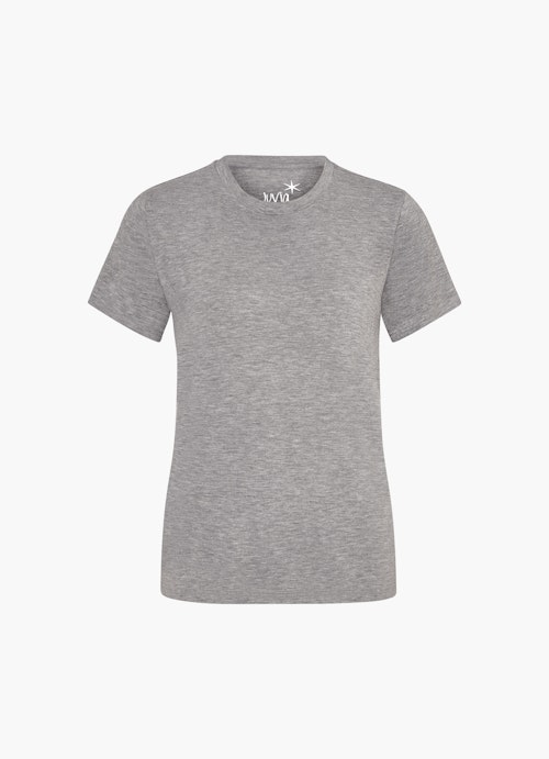 Coupe Slim Fit T-shirts T-shirt steel grey mel.