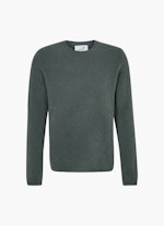 Regular Fit Knitwear Cashmere - Pullover sage leaf