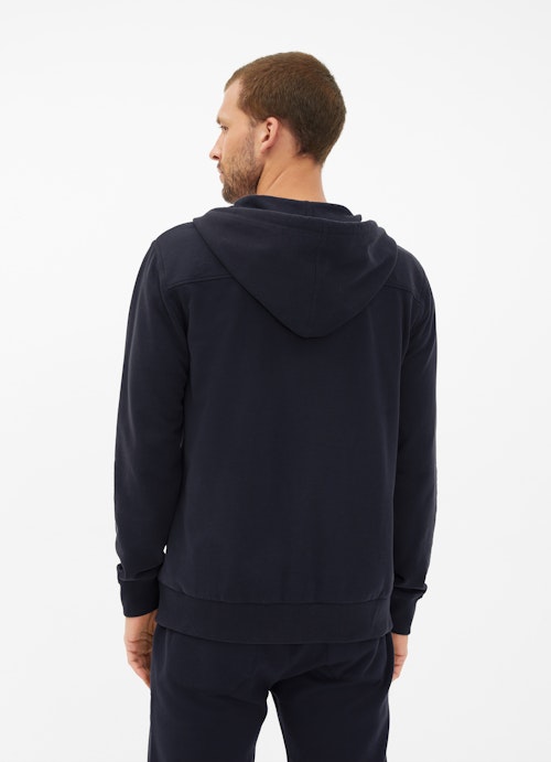 Regular Fit Hoodies Hoodie - Sweat Jacket navy