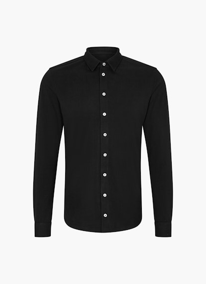 Regular Fit Shirts Jersey - Shirt black