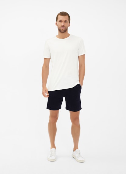 Regular Fit Shorts Frottee - Shorts navy