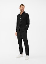 Regular Fit Hemden Jersey - Hemd black