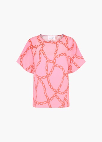 Loose Fit T-Shirts Seiden-Satin - Shirt rosé