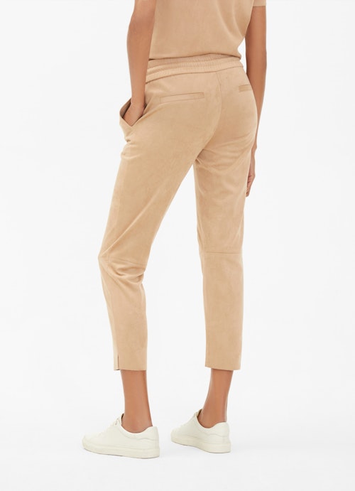 Casual Fit Hosen Tech Velours - Hose camel