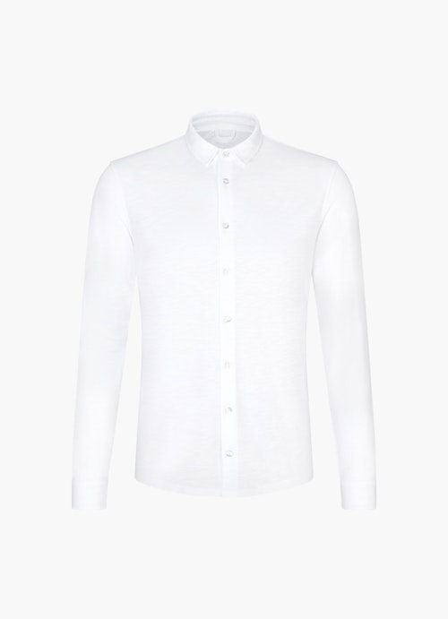 Coupe Regular Fit Chemises Chemise en jersey white