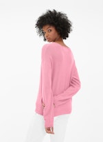Coupe Casual Fit Maille Pull-over rosé