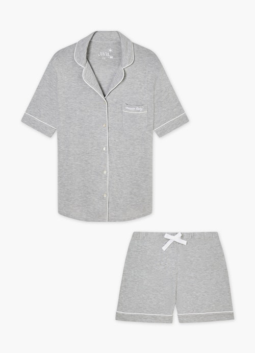 Regular Fit Nightwear Pyjama l.grey mel.