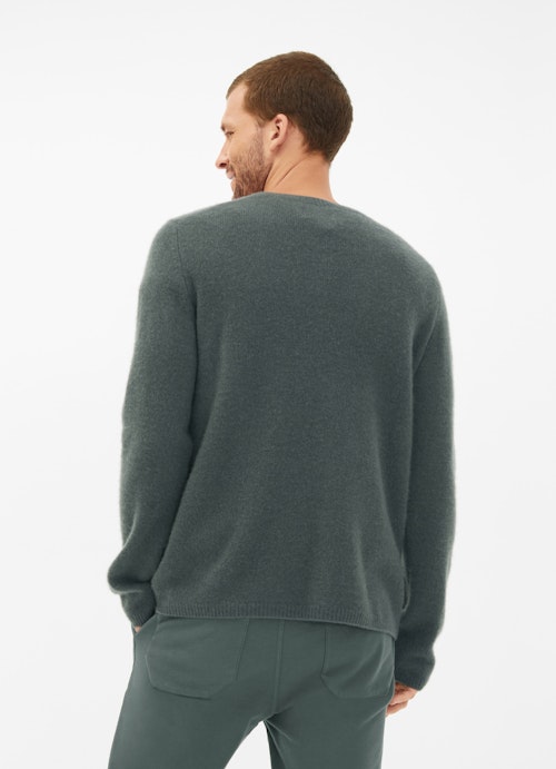 Regular Fit Knitwear Cashmere - Pullover sage leaf