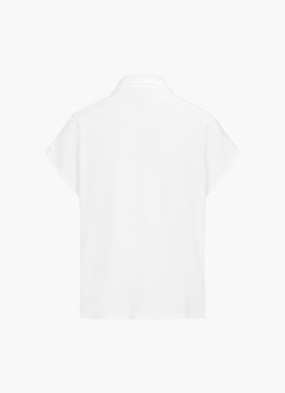 Regular Fit T-Shirts Frottee - Poloshirt white
