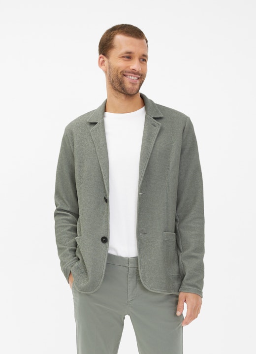 Regular Fit Blazers Jacquard Bouclé - Blazer green bay