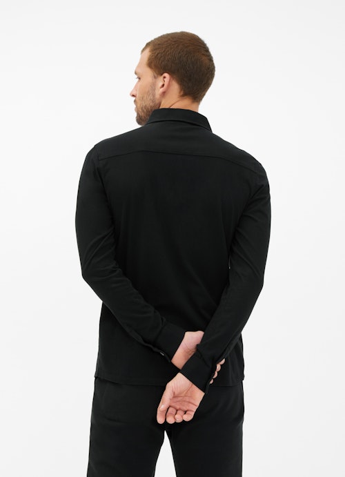 Coupe Regular Fit Chemises Chemise en jersey black
