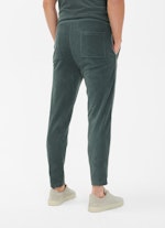 Slim Fit Pants Terrycloth - Sweatpants sage leaf