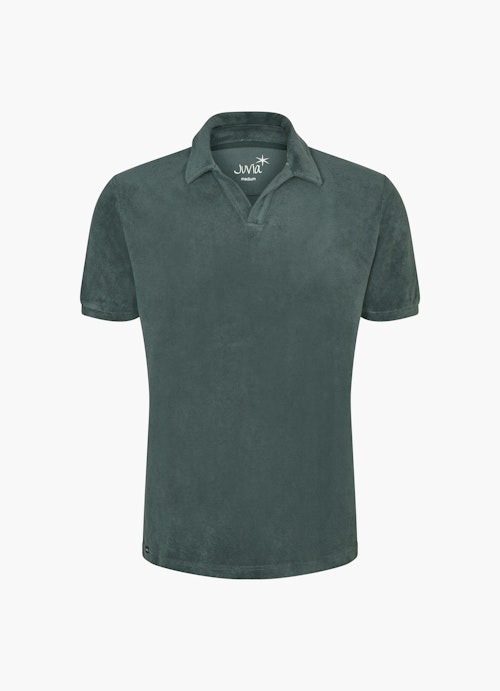 Regular Fit T-Shirts Frottee - Poloshirt sage leaf