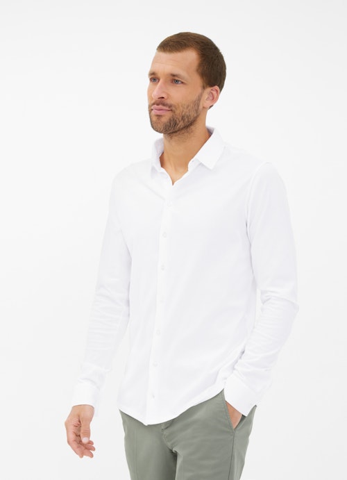 Coupe Regular Fit T-shirts Chemise en jersey white
